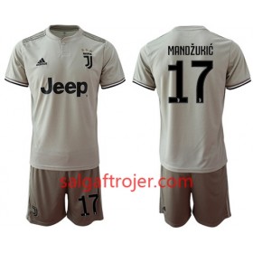 Juventus Fodboldtrøjer Mandzukic 17 Børn Udebanesæt 2018/19 Kort ærmer